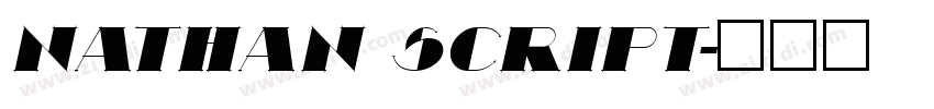 Nathan Script字体转换